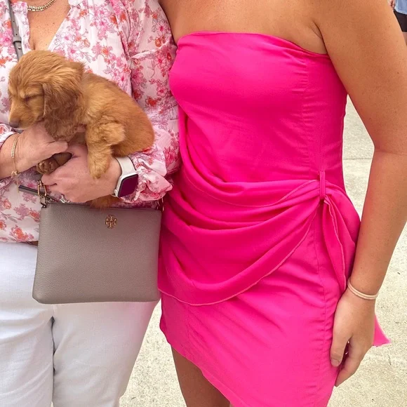 Revolve strapless mini dress - Picture 4 of 9